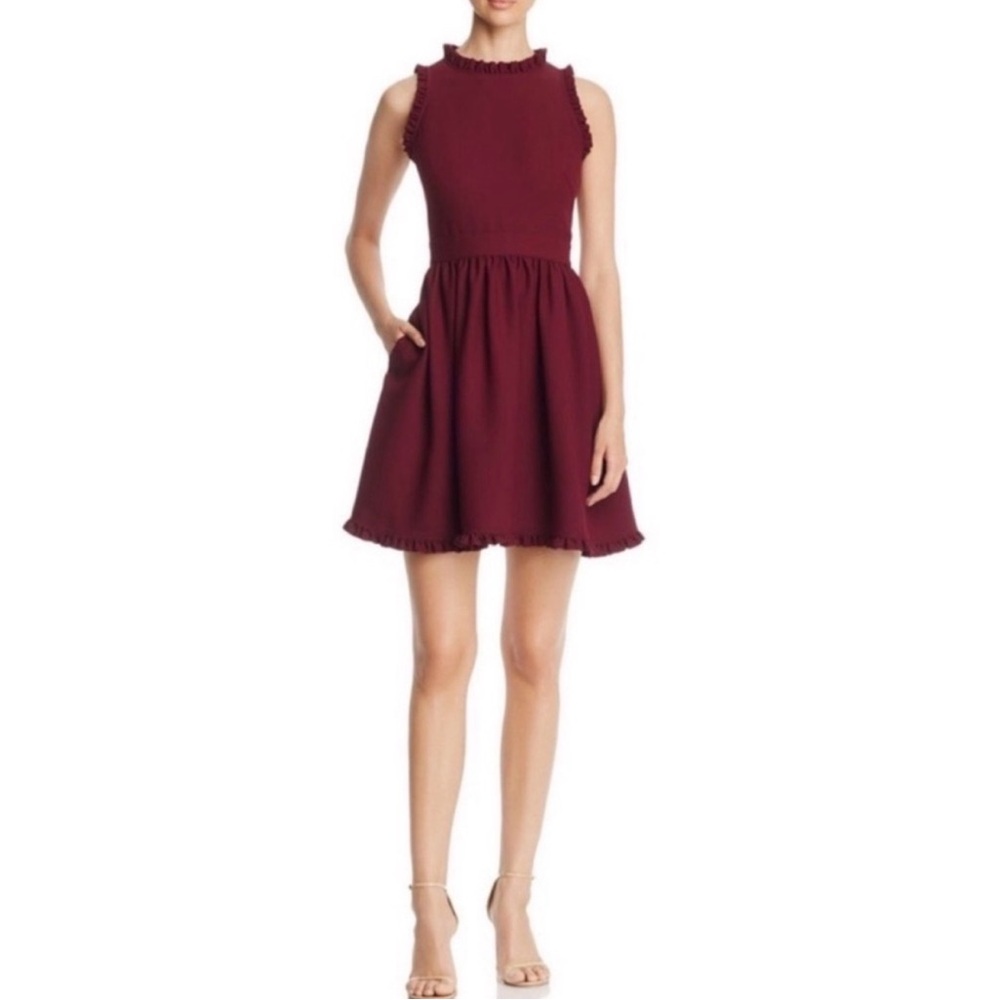 Kate Spade Ma Cherie Ruffle Sleeveless Dress